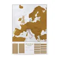 Rubbeln Sie Europa Karte  Rubbeln Sie Orte, die Sie bereisen  Kartografische ...