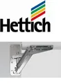 Hettich Klappenstütze Lift exact Öffnungswinkel 75 Grad Stahl vernickelt #40721