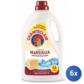 6x Chanteclair Waschmaschinen-Waschmittel 46 L Marsiglia 2.07 L Weiß