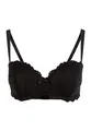 VIVANCE Damen Balconette-BH mit Spitze und süßen Details, herausnehmbare Kissen, vorgeformte Cups, romantische Dessous