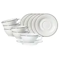 Ritzenhoff & Breker Teetassen mit Untertassen Ostfriese 100 ml 6er Set