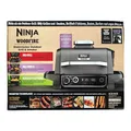 Ninja Woodfire Outdoor Elektrogrill Deckel Smoker Heißluftfritteuse Tischgrill