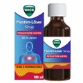WICK Husten-Löser Sirup mit Honigaroma mit Guaifenesin zur Linderung von produktivem Husten