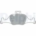 LP3299 DELPHI Bremsbelagsatz, Scheibenbremse für BMW,BUICK