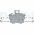 1x Bremsbelagsatz, Scheibenbremse DELPHI LP3299 passend für BMW