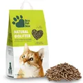22L Bio Katzenstreu Pellets – natürliches & kompostierbares Katzenstreu aus Heu, ökologisches Einstreu, extrem saugfähig & geruchsneutralisierend, umweltfreundlich und aus 100% Biomasse (12kg)