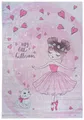 Mazovia Kinderteppich Kinderteppich Kinderzimmerteppich Ballett Ballerina, 80 x 150 cm, Kurflor, Waschbar in Waschmaschine, Höhe 5 mm, Rutschfest