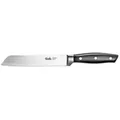 Fissler Brotmesser, Silber, Schwarz, Metall, 32 cm, kratzfest, Kochen, Küchenmesser, Brotmesser