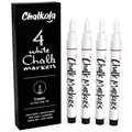 Kreidestifte für Tafel Abwaschbar Weiß  4 Kreidemarker Weiss 1mm extra feine ...
