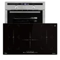 Autarkes Herdset: 60cm Einbaubackofen EB8013ED + 90cm Induktionskochfeld IH89005FZ | Drehspieß | Kerntemperaturfühler | Grill | Heißluft | Teleskopauszüge | Automatik-Timer | SET8013IH890FZ