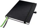 LEITZ Notizbuch Complete DIN A5 kariert schwarz 80 Blatt