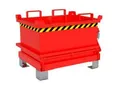 Bauer Mini-Klappbodenbehälter MSB 150, B 800 x T 600 x H 625 mm, feuerrot RAL 3000