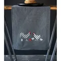 Vervaco Kreativset Vervaco Tischläufer Kreuzstich Set "Hahn und Henne", (embroidery kit by Marussia)