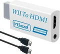 Mcbazel Wii HDMI Adapter + 1,5m HDMI Kabel 1080P Wii Konsole Monitor HDTV Audio