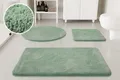 OTTO home Badematte Neele, Höhe 20 mm, rutschhemmend beschichtet, schnell trocknend, Polyester, rechteckig, Badteppich, getuftet, modern, Uni, antirutsch, flauschig, Hochflor