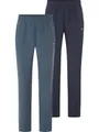 BABISTA Herren Doppelpack Jogginghose Bellaverti |2er Set | Sporthose | seitlich Paspelierung | Stickerei | pflegeleichtes Material | große Größen L-5XL Blau, 50