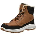 Helly Hansen GARIBALDI V3 wasserdichtes Leder, gefüttert, Schnürstiefel, Winterschuhe braun 40 EU