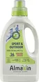 AlmaWin® Sportwaschmittel für Funktionskleidung [6x 750ml] entfernt effektiv Schweißgeruch - Membranfunktion-schützendes Funktionswaschmittel - Outdoor Waschmittel - Reisewaschmittel [20-40°C]