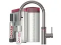 QUOOKER Küchenarmatur Flex Round Set, COMBI Reservoir, CUBE Gunmetal FXRGME COMBI CUBE2 *inkl. 7 JAHRE GARANTIE*