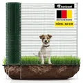 horizont Begrenzungszaun FIX 20 m x 80 cm – mobiler Zaun für Garten, Camping und Kleintiere - Grün