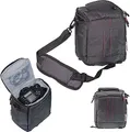 Navitech Schwarz DSLR SLR Kamera Tasche Kompatibel mit dem Sony Handycam FDR-AX43 4K Ultra HD Camcorder