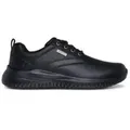 Skechers für Herren. 210661 Lederschuhe Delson 3.0 Glavine schwarz (44), Wohnung, Schnürsenkel, Lässig
