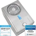 Syntrox Germany Eismaschine mit Kompressor 1,5 Liter 150W Edelstahl - Silber