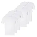 BOSS Herren Classic T-Shirts Kurzarm Shirts Pure Cotton Crew-Neck 6er Pack, Farbe:Weiß, Artikel:-100 White, Größe:M