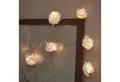 Lights4fun LED-Lichterkette 20er LED Rosen Lichterkette warmweiß batteriebetrieben