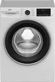 Beko B5WFU58415W b300 Waschvollautomat, Waschmaschine, 8 kg, 1400 U/min, Nachlegefunktion, SteamCure Dampffunktion, allergikergeeignet, AquaWave Schontrommel, Bluetooth-Steuerung, Weiß
