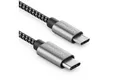 deleyCON deleyCON 1,5m USB C auf Micro USB Kabel Adapter Ladekabel Datenkabel Smartphone-Kabel