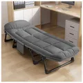 Gästebett 66 x 190 klappbares Einzelbett Campingliege verstellbares Kopfteil