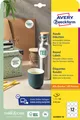 AVERY Zweckform Kennzeichungs- Etiketten, Durchmesser: 65 mm