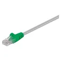 Goobay CAT 5e Crossover-Patchkabel, U/UTP, Grau, Grün, Grau-Grün, 0.25 m (U/UTP, CAT5e, 0.25 m) (68609)