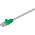 Goobay - Cat 5e Crossover-patchkabel, U/utp, Grau-grün, Kupferkaschierter Aluminiumleiter (cca). Kabellänge 0.25 M