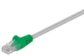 Goobay 68609 CAT 5e Crossover-Patchkabel, U/UTP, Grau-Grün, 0.25 m - CCA Kupferg