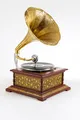 Sammler Vintage Grammophon Holz & Messing – Villa Josephine – His Master’s Voice