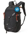 Terra Peak® Premium Wanderrucksack 20L (FLEX 20) Damen Herren & Erwachsene klein schwarz - Trekking-Rucksack wasserdicht - Daypack Rucksack & Tagesrucksack mit Trinksystem, Rückenbelüftung zum Wandern