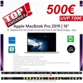 Apple MacBook Pro TouchBar 16“ Core i7 2,6Ghz-500GB-SSD-16GB-CO2FFG#Sehr Gut