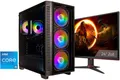 CAPTIVA Highend Gaming I95-210 TFT Bundle Gaming-PC-Komplettsystem (60,5", Intel® Core i5 Core i5 12400F, GeForce® RTX™ 5060, 32 GB RAM, 1000 GB SSD)