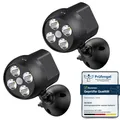 LED Außenleuchte Bewegungsmelder 600 Lumen 4 LED wetterfest Wandlampe Außenlicht