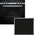 SIEMENS Induktions Herd-Set iQ500 iQ500, iQ300, mit Backwagen, 10 Automatikprogramme, für schnelle Reinigung