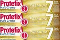 Protefix Haftcreme Premium 7-fach Effekt Nass Haftkraft Langzeitwirkung 3 x 47g