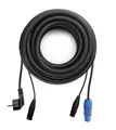 Audio Kabel Hybrid Kabel DMX Cable Strom Signal XLR 3-pol Schuko Powercon 10m