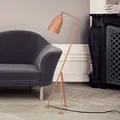 Stehleuchte GUBI, Gräshoppa, Rot, für Wohnzimmer, Metall, Design - 125.5