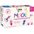 KREUL MUCKI Königskinder Fingerfarben farbsortiert 6 x 50,0 ml, 6 St.