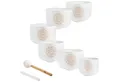 Meinl Sonic Energy Klangschalen Meinl Sonic Energy SOLCSBSET Crystal Singing Bowl Solfeggio Set,Solfeggio Set, aus Quarz
