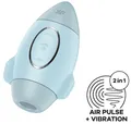 Satisfyer Mission Control Blue Druckwellen Vibrator Blau