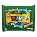 Mixed Minis Schokolade Großpackung, Mit 20 Mini-Schokoriegel Snacks (Mars, Snickers, Bounty, Twix, Milky Way), Schokoladen Geschenk, Süßigkeiten Box (400g)