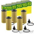 5x MANN-FILTER HU 6012 z KIT ÖLFILTER MIT DICHTUNG FILTEREINSATZ 5-STÜCK!